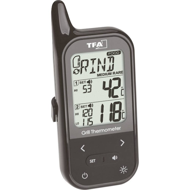TFA Dostmann 14.1511.01 Grill-Thermometer Alarm,