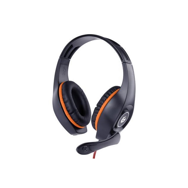 Gembird Gaming-headset med volumenkontrol GHS-05-O Indbygget mikrofon, Orange/Sort, Kablet, Over-Ear