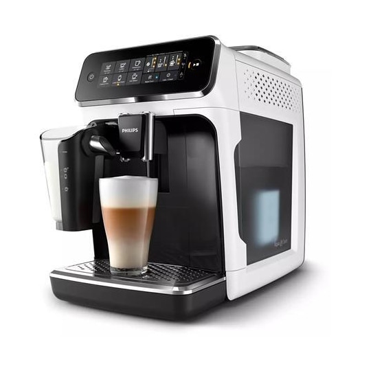 Philips Espresso kaffemaskine EP3243/50 Pumpetryk 15 bar, Indbygget  mælkeskummer, Fuldautomatisk, 1500 W, Sort/hvid | Elgiganten
