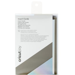 Cricut Joy A6 indlægskort 12-pak (grey/holographic)