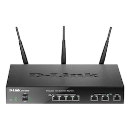 D-LINK DSR-1000AC, Trådløs router med VPN, 802.11ac, sort