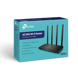 TP-LINK AC1900 trådløs MU-MIMO Wi-Fi 5 router Archer C80 802.11ac, 1300+600 Mbit/s, 10/100/100 Mbit/s, Ethernet LAN (RJ-45) porte 4, MU-MiMO Ja, antenne type 4xFast