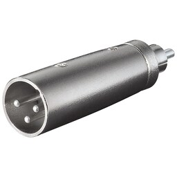 Goobay XLR-adapter, RCA-stik til XLR-stik