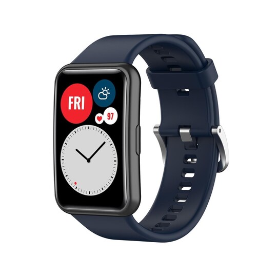 Huawei Watch Fit armbånd silikone 5 dele Midnight blue | Elgiganten