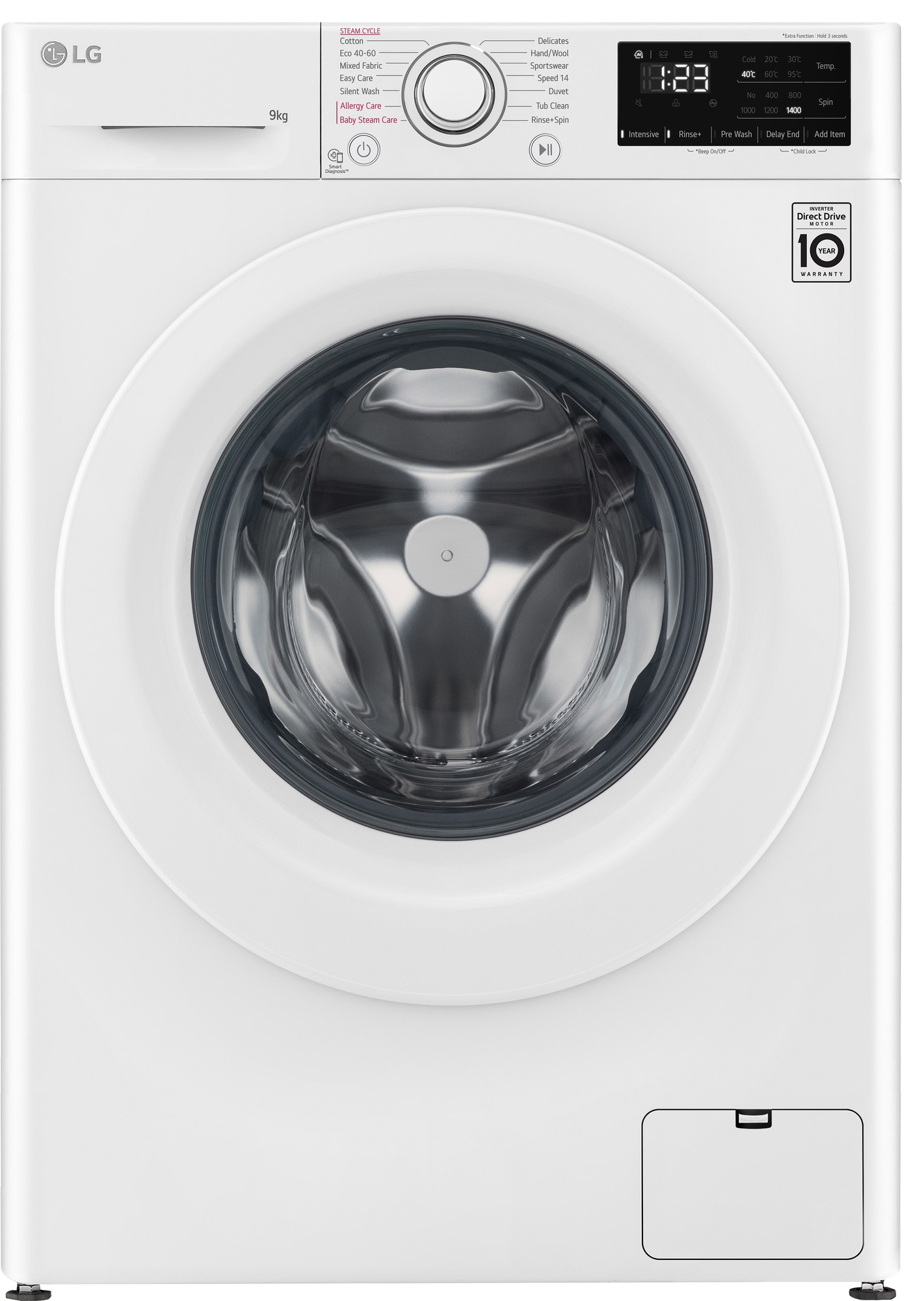 LG vaskemaskine FV34VNS0A | Elgiganten