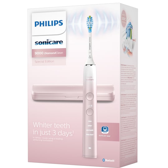 Philips Sonicare DiamondClean 9000 elektrisk tandbørste HX991184 (pink) |  Elgiganten
