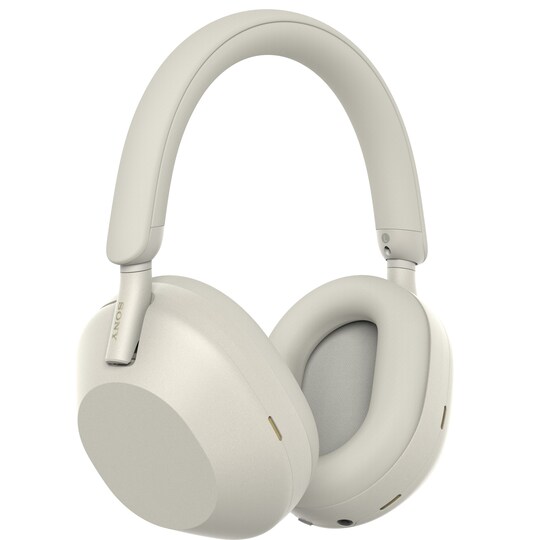 Sony WH-1000XM5 trådløse around-ear høretelefoner (hvid) | Elgiganten