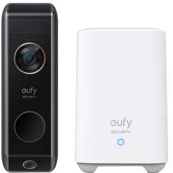 Eufy 2K Dual Cam Video Doorbell +Eufy Security HomeBase 2 port