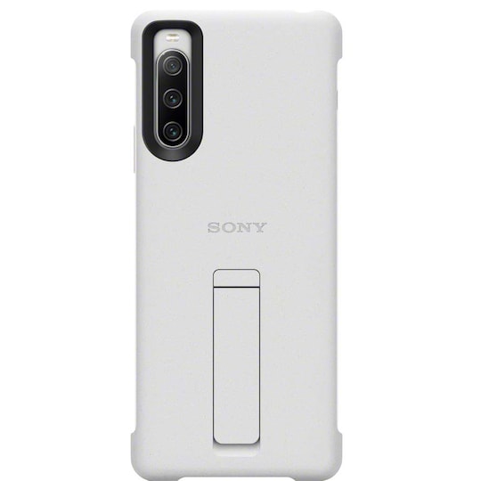 Sony Xperia 10 IV Style mobilcover (hvid) | Elgiganten