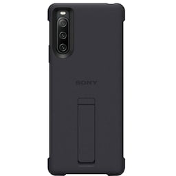 Sony Xperia 10 IV Style mobilcover (sort)