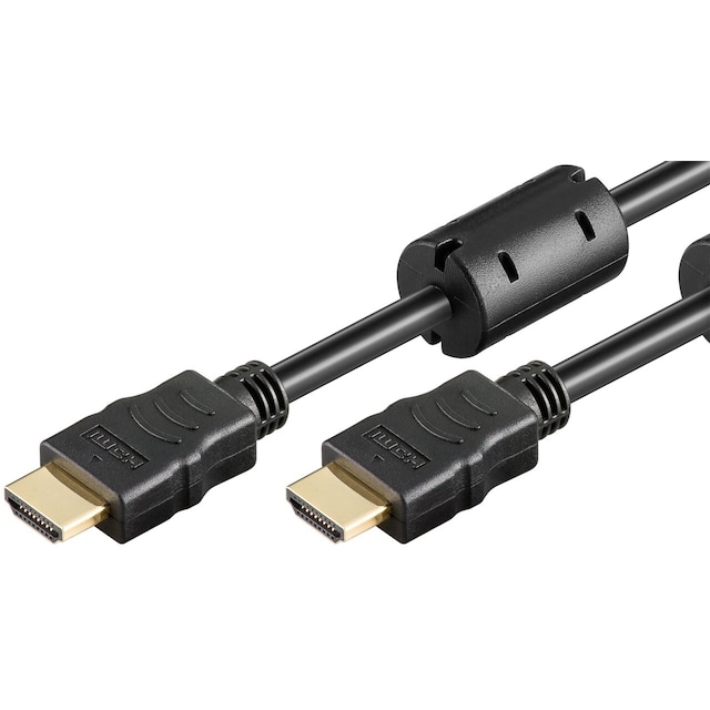 Højhastigheds HDMI™-kabel med Ethernet (Ferrit)