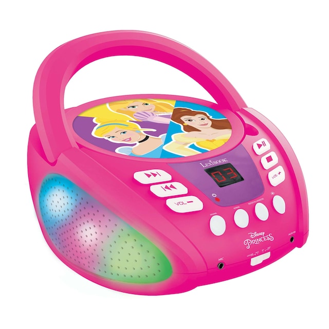 Disney Princess Bluetooth CD-afspiller med lys