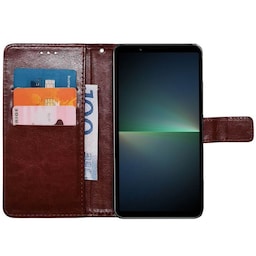 Wallet cover 3-kort Sony Xperia 5 V - Brun