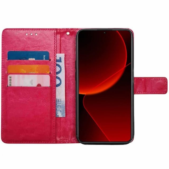 Wallet cover 3-kort Xiaomi 13T Pro - Lyserød