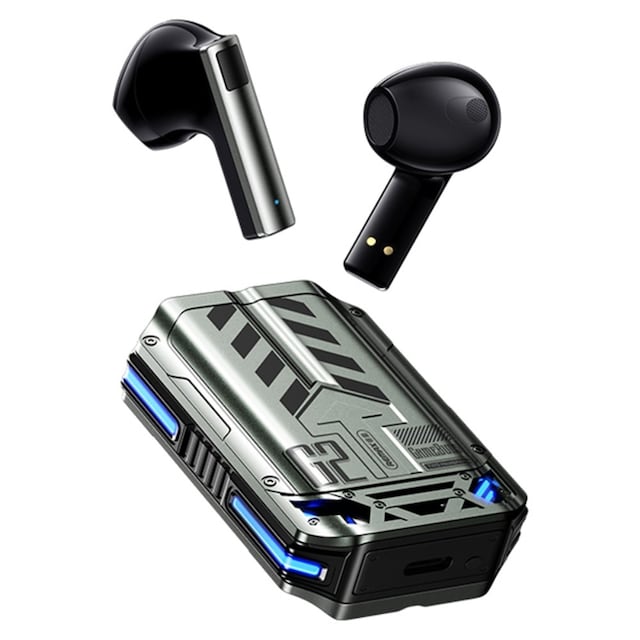 GameBuds G2 Gaming Headset Trådløse Hovedtelefoner Bluetooth - Grå