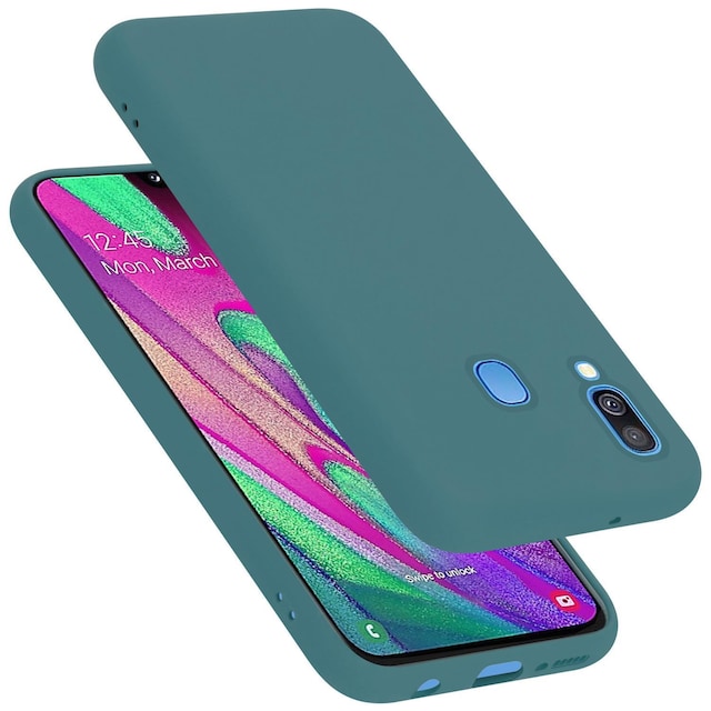 Samsung Galaxy A40 Cover Etui Case (Grøn)