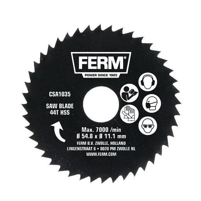 FERM CSA1035 Præcisionssavklinge 44HSS - Til CSM1035/CSM1038 - DIY