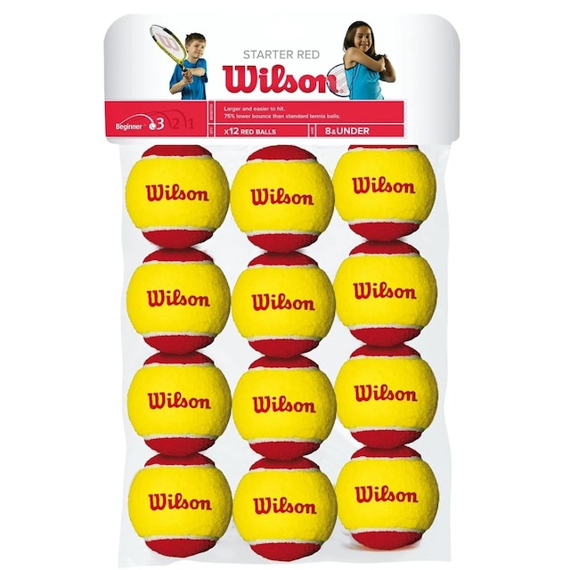 Wilson Starter Red (12-Pack), Tennisbolde