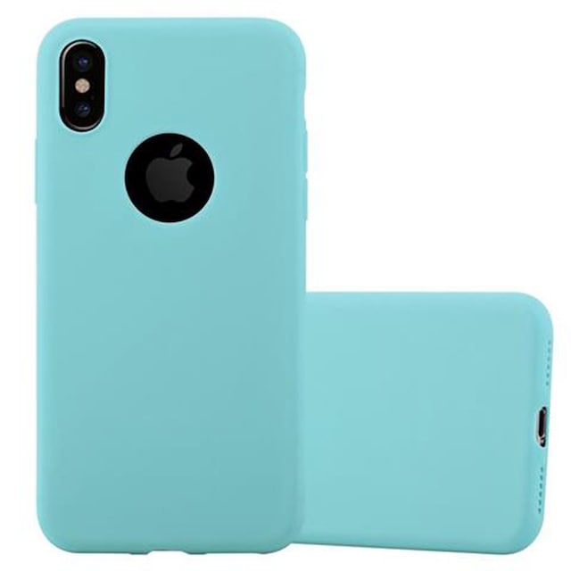Cover iPhone X / XS Etui Case (Blå)