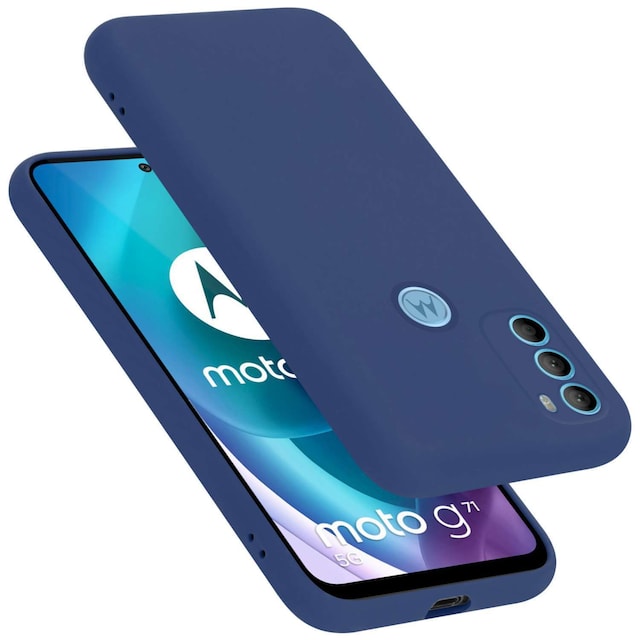 Motorola MOTO G71 5G Cover Etui Case (Blå)