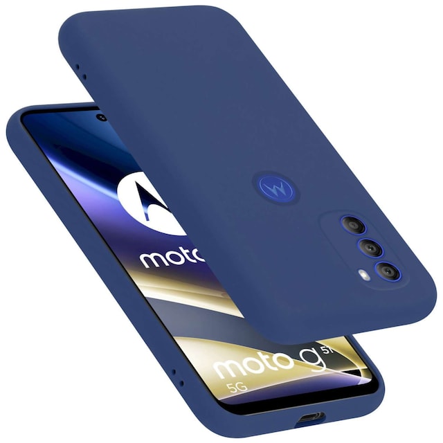 Motorola MOTO G51 5G Cover Etui Case (Blå)
