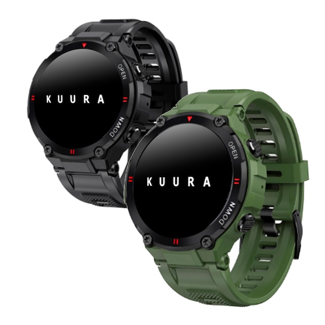 Kuura Smartwatch Tactical T7 v2 - Sort