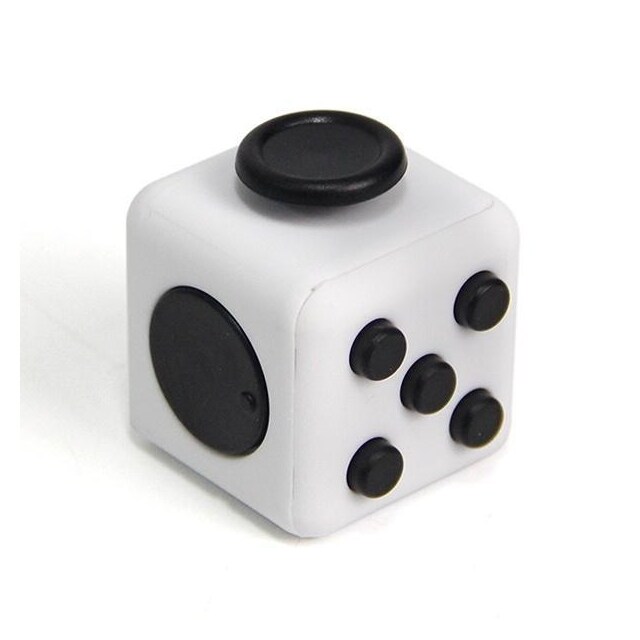 Fidget Cube, Hvid/Sort