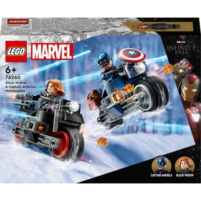 LEGO Super Heroes Marvel 76260 - Black Widow & Captain America Motorcycles