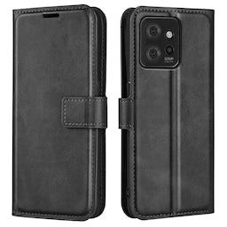 SKALO Motorola ThinkPhone 5G Premium Wallet Flip Cover - Sort
