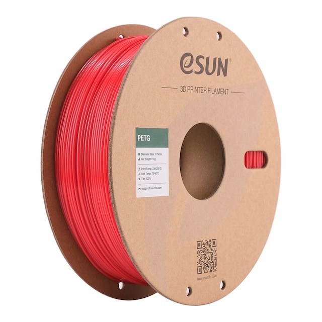 eSUN PETG 1.75 mm 1 kg - Solid Red