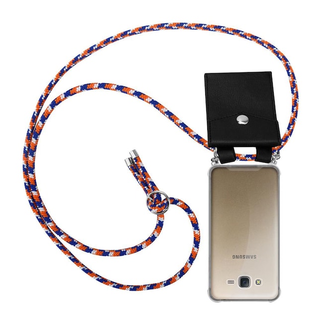 Etui Samsung Galaxy J7 2015 Cover Kæde (Blå)
