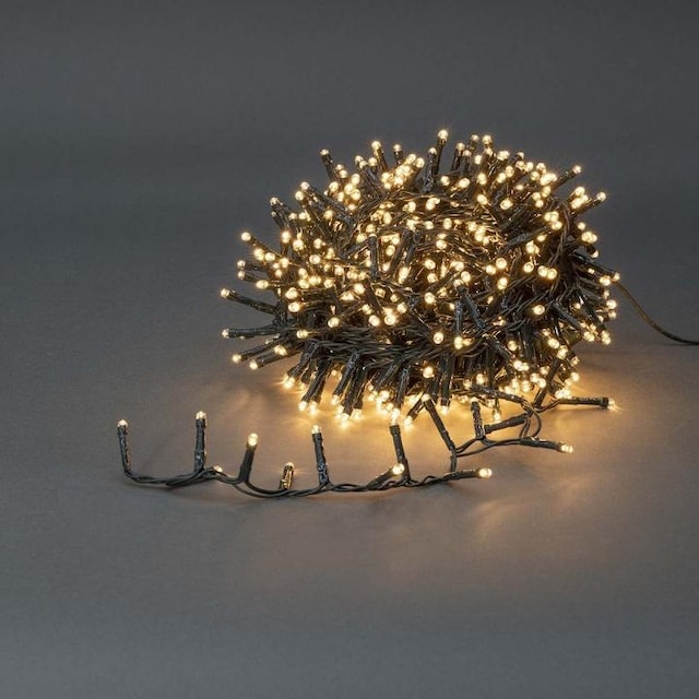 Nedis Julebelysning | Kompakt klynge | 400 LED s | Varm Hvid | 8.00 m | Lyseffekter: 7 | Indendørs eller udendørs | Strømforsyning