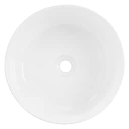 ML-Design Blank hvid keramisk håndvask Ø 410 x 180 mm, rund