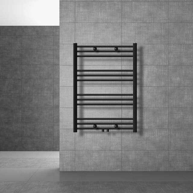 Badeværelsesradiator Sahara 750x800 mm sort mat LuxeBath