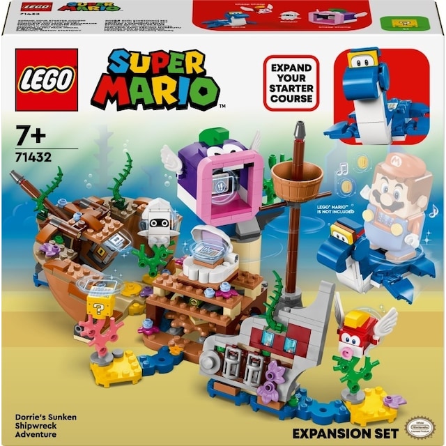 LEGO Super Mario 71432  - Dorrie s Sunken Shipwreck Adventure Expansion Set