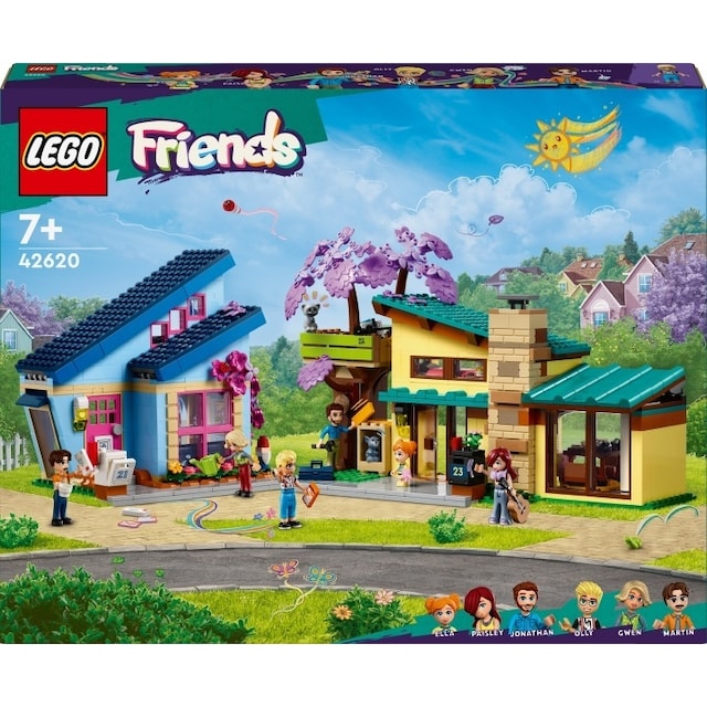 LEGO Friends 42620  - Olly and Paisley s Family Houses