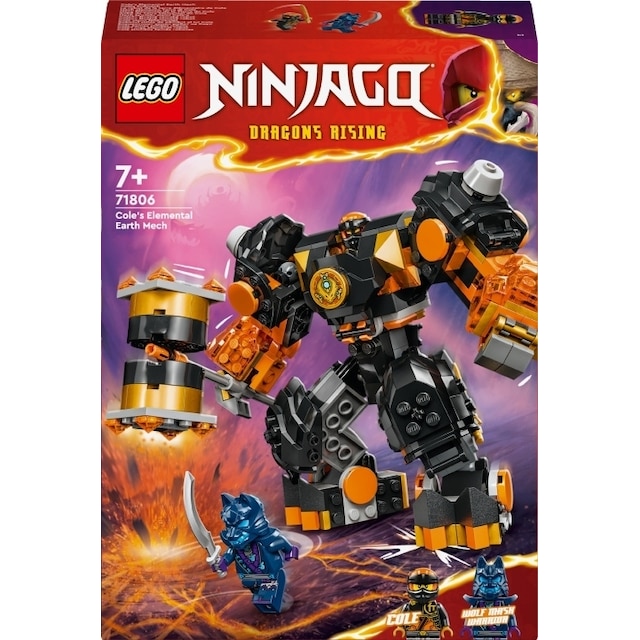 LEGO Ninjago 71806  - Cole s Elemental Earth Mech