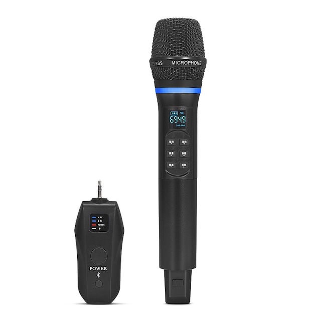 Trådløs mikrofon med modtager - førsteklasses lydkvalitet