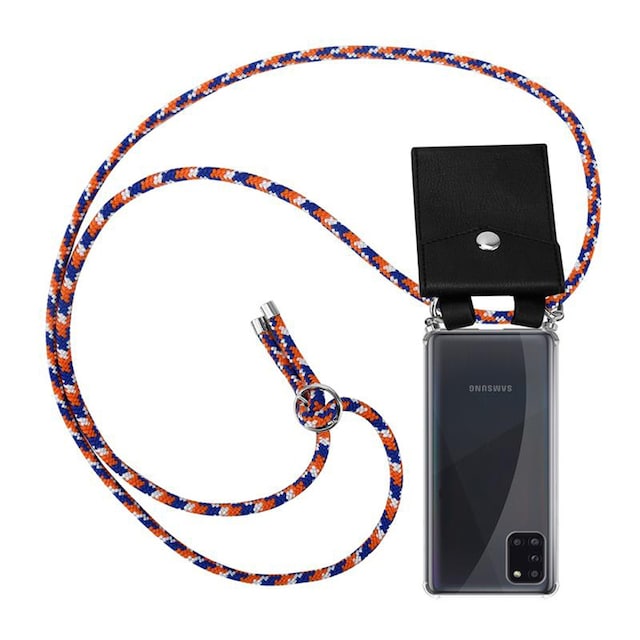 Etui Samsung Galaxy A31 Cover Kæde (Blå)