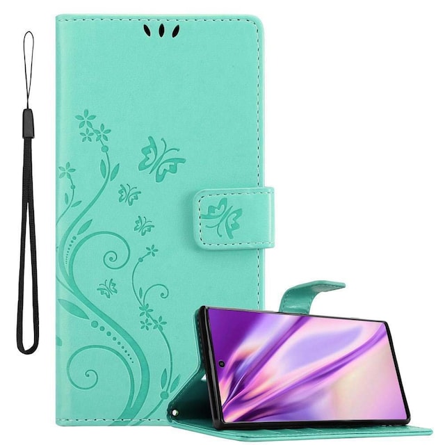 Samsung Galaxy NOTE 10 Pungetui Cover Case (Turkis)