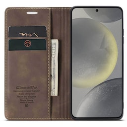 CaseMe Smart Magnet FlipCase Samsung Galaxy S24 - Coffee