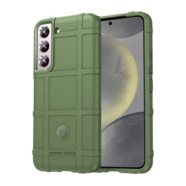 Rugged Shield cover Samsung Galaxy S24 - Grøn