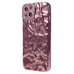 Til iPhone 15 TPU Etui Elektroplating Rynket Ujævn Telefon Cover