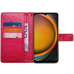 Wallet cover 3-kort Samsung Galaxy Xcover 7 - Lyserød