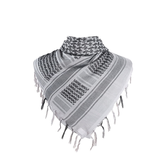 Keffiyeh taktisk ørken tørklæde, arabisk tørklæde wrap Grå