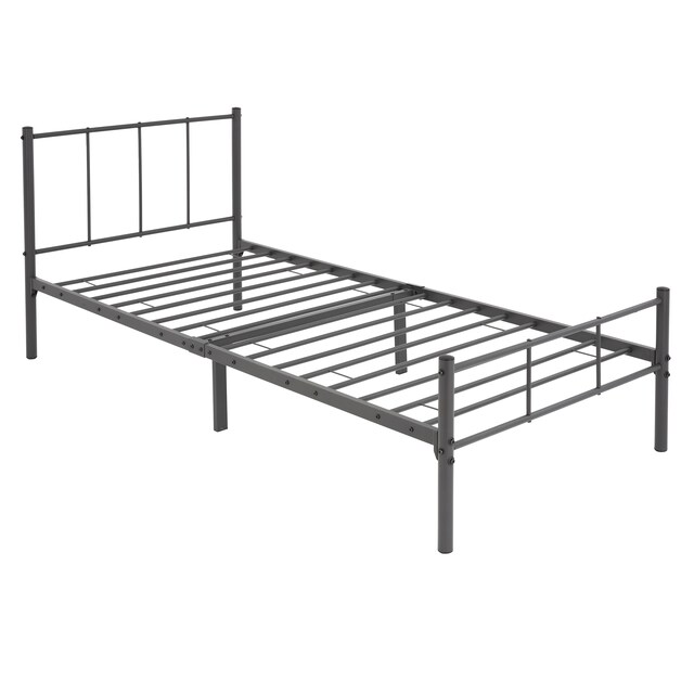 ML Design Metal Bed 90x200cm stålramme, antracit