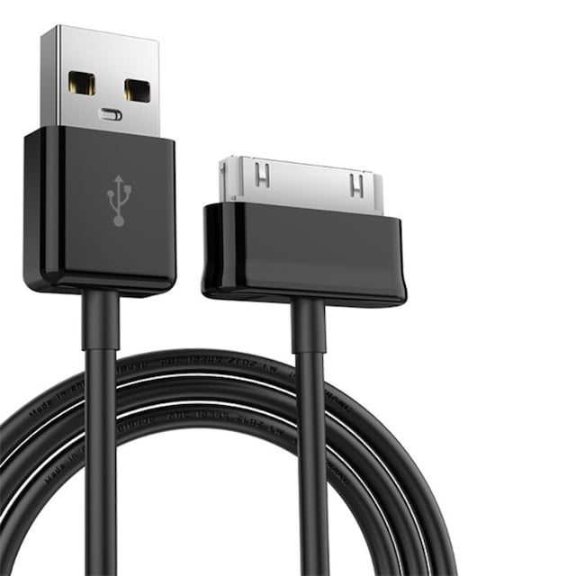 30 pin USB-kabel / ladekabel til datasynkronisering Sort 1 m Samsung P1000