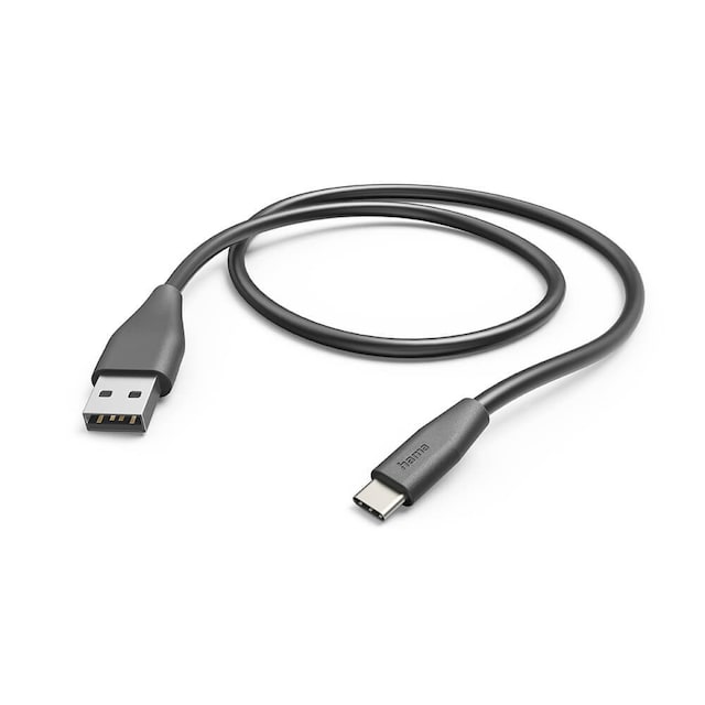 Ladekabel USB-A till USB-C Sort 1,5m