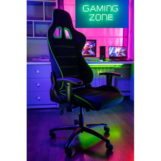 Neon LED-skilt ""Gaming Zone"" - 50x23 cm - Fuldt RGB med touch fjernbetjening