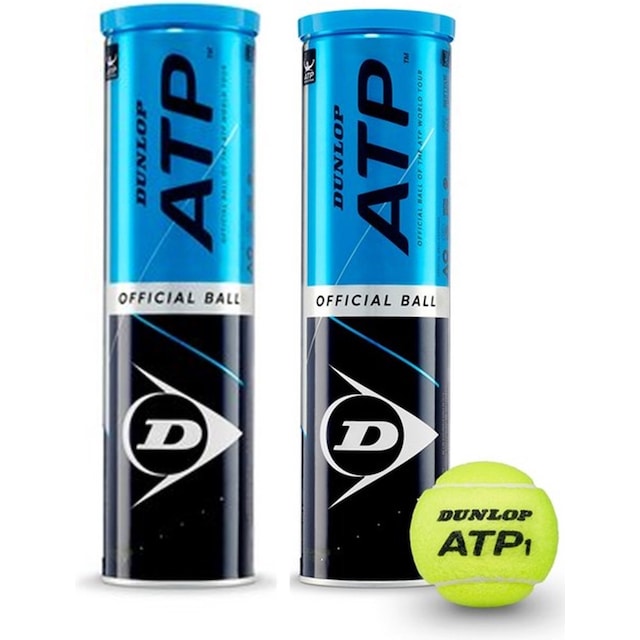 Dunlop ATP Championship 2x4 pak Tennisbolde